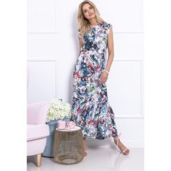Sukienka maxi w kwiaty fb722. Sukienki damskie Fobya, na co dzień, m, w kwiaty, bez kołnierzyka, bez rękawów, maxi, proste. W wyprzedaży za 139,00 zł.