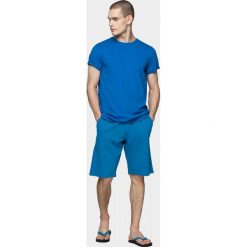 T-shirt męski TSM600 - kobalt - Outhorn. Pomarańczowe koszulki męskie Outhorn, m, bez wzorów, bez kołnierzyka. Za 29,99 zł.
