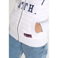 Bluzy damskie: Superdry STATE ATH STRIPE ZIPHOOD Bluza rozpinana white
