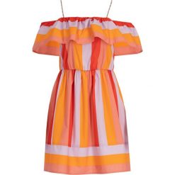 Sukienka letnia TwinSet 191TT2412. Sukienki damskie Twinset, na lato, bez wzorów, z bawełny, bez kołnierzyka, bez rękawów. W wyprzedaży za 339,00 zł.