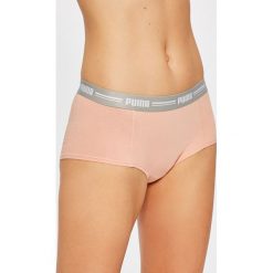Puma - Figi (2-Pack). Różowe majtki damskie Puma, s, bez wzorów, z elastanu. W wyprzedaży za 59,90 zł.