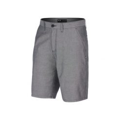 Oakley Oxford Short Blackout 34. Szare spodenki i szorty męskie marki Oakley, na lato, s, bez wzorów, z bawełny, eleganckie. W wyprzedaży za 149,00 zł.