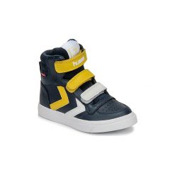 Buty Dziecko Hummel STADIL PRO JR. Niebieskie trampki dziewczęce Hummel, bez wzorów, bez zapięcia. Za 359,00 zł.