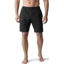 SPODENKI ELEMENTS WOVEN (L). Spodenki sportowe męskie Reebok, m, bez wzorów, ze skóry, klasyczne, na fitness i siłownię. Za 79,99 zł.