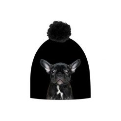 Czapka hauer BULLDOG. Czarne czapki damskie Hauer, z nadrukiem, z polaru. Za 69,00 zł.