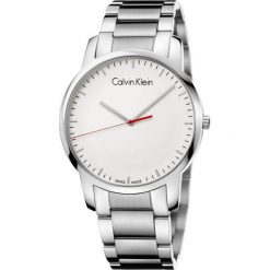 ZEGAREK CALVIN KLEIN City K2G2G1Z6. Szare zegarki męskie marki Calvin Klein, ze stali. Za 899,00 zł.