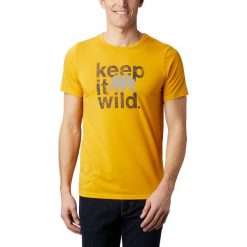 Koszulka Columbia Terra Vale™ II SS Tee 1888843790. Żółte koszulki męskie Columbia, m, bez wzorów, bez kołnierzyka, bez rękawów. Za 126,99 zł.