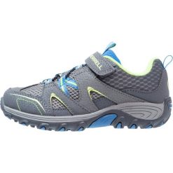 Merrell TRAIL CHASER Obuwie hikingowe grey/blue/citron. Szare buty sportowe męskie Merrell, ze skóry. Za 229,00 zł.