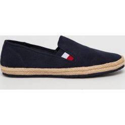 Tommy Hilfiger - Espadryle. Niebieskie espadryle męskie z materiału. W wyprzedaży za 169,90 zł.