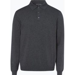 Finshley & Harding - Sweter męski z dodatkiem kaszmiru – Black Label, szary. Szare swetry klasyczne męskie marki Finshley & Harding, m, z bawełny, eleganckie. Za 129,95 zł.