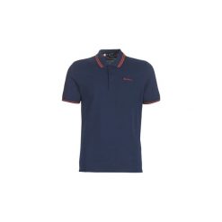 Koszulki polo z krótkim rękawem Ben Sherman CLAIC TIPPED PIQUE POLO. Niebieskie koszulki męskie Ben Sherman, s, bez wzorów, z krótkim rękawem. Za 175,20 zł.