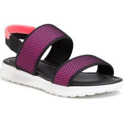 Sandały POLLINI - SA16562G0ARB0604 Fluo Fuxia. Różowe klapki damskie Pollini, bez wzorów, ze skóry ekologicznej, bez obcasa. W wyprzedaży za 399,00 zł.