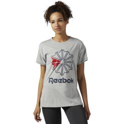 Koszulka Reebok W Classic (BQ2524). Szare bluzki asymetryczne Reebok, z bawełny. Za 79,99 zł.