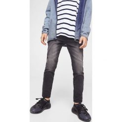 Mango Kids - Jeansy dziecięce John 104-164 cm. Szare jeansy męskie marki Mango Kids, z jeansu. W wyprzedaży za 49,90 zł.