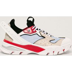 Calvin Klein Jeans - Buty. Białe sneakersy męskie Calvin Klein Jeans, z jeansu, na sznurówki. W wyprzedaży za 679,90 zł.
