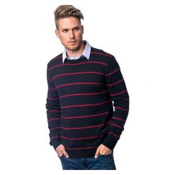 Heavy Tools Męska pulower Hardick W18-118 Navy (rozmiar XXL). Niebieskie swetry męskie Heavy Tools, xxl, bez wzorów, sportowe, bez kołnierzyka, bez kaptura. W wyprzedaży za 121,00 zł.