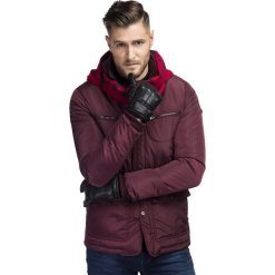 Kurtka TIZIANO KUAS000086. Czerwone kurtki męskie Giacomo Conti, na zimę, m, bez wzorów, z poliesteru, bez kaptura. Za 499,00 zł.