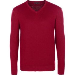 Swetry klasyczne męskie: Sweter w kolorze czerwonym