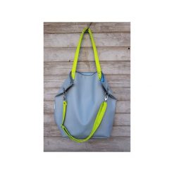 Torebki klasyczne damskie: Torba Worek Waterproof Blue Lime