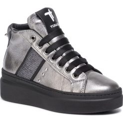 Sneakersy TOGOSHI - TG-06-03-000140 610. Szare półbuty damskie Togoshi, bez wzorów, ze skóry, bez obcasa, na płaskiej podeszwie, bez zapięcia. W wyprzedaży za 279,00 zł.