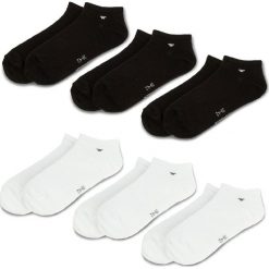 Zestaw 6 par niskich skarpet unisex TOM TAILOR - 9896 Col. White 660. Czarne skarpetki damskie Tom Tailor, bez wzorów, z elastanu. W wyprzedaży za 39,00 zł.