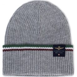Czapka Aeronautica Militare Cuffia 192CU001L356. Niebieskie czapki męskie Aeronautica Militare, bez wzorów. W wyprzedaży za 99,00 zł.