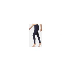 Legginsy Gym & Pilates 520 damskie. Niebieskie legginsy sportowe damskie NYAMBA, xs, bez wzorów, z elastanu, na jogę i pilates. Za 64,99 zł.
