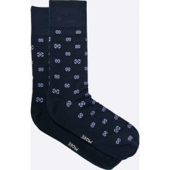 More - Skarpety. Niebieskie skarpetki męskie marki More, bez wzorów, z elastanu. Za 15,90 zł.