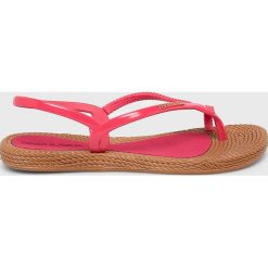Answear - Sandały Terra Aqua. Brązowe klapki damskie ANSWEAR, bez wzorów, z materiału, bez obcasa. W wyprzedaży za 49,90 zł.