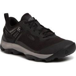 Trekkingi KEEN - Venture Vent 1022553 Reven/Black. Czarne trapery męskie Keen, z tworzywa sztucznego, bez zapięcia. W wyprzedaży za 349,00 zł.
