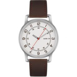 Zegarki męskie: Zegarek l’orologio męski na skórzanym pasku brązowy