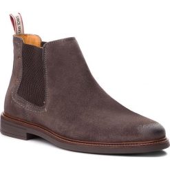Sztyblety SALAMANDER - Sarato 31-56702-47 Dark Taupe. Pomarańczowe sztyblety męskie Salamander, ze skóry, bez zapięcia. Za 429,00 zł.