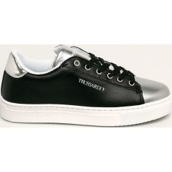 Trussardi Jeans - Buty. Białe buty sportowe damskie Trussardi Jeans, bez wzorów, z jeansu, sportowe. Za 599,90 zł.