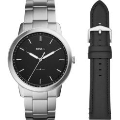 Zegarek FOSSIL - The Minimalist 3H FS5451SET Black/Silver. Szare zegarki męskie marki Fossil, ze stali. Za 695,00 zł.