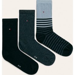 Tommy Hilfiger - Skarpetki (3 pack). Różowe skarpetki damskie z elastanu. Za 69,90 zł.