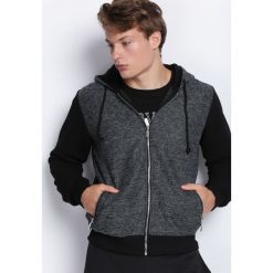 Szara Bluza Oh Lord. Czarne bluzy męskie marki Born2be, l, z aplikacjami, z dresówki. Za 49,99 zł.