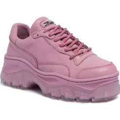 Sneakersy BRONX - Jaxstar 66212D-AA Plum 1459. Różowe półbuty damskie Bronx, ze skóry. W wyprzedaży za 379,00 zł.