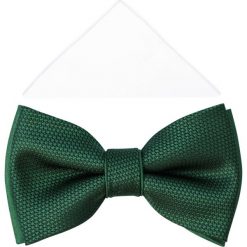 Zielona mucha w mikrowzór A343. Zielone muszki męskie Adam Collection - Krawaty i dodatki, na co dzień, bez wzorów, z poliesteru, eleganckie. W wyprzedaży za 49,50 zł.