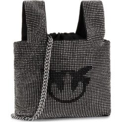 Torebka PINKO - Gray Bag PE 20 PLTT 1P21NE Y66C Black Z99. Szare torebki klasyczne damskie Pinko, bez wzorów, z tworzywa sztucznego, wizytowe, bez dodatków. W wyprzedaży za 589,00 zł.