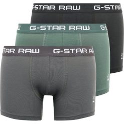 GStar CLASSIC TRUNK CLR 3 PACK Panty grey/asfalt/bright jungle. Szare bokserki męskie marki G-Star, z bawełny. Za 179,00 zł.