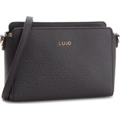 Torebka LIU JO - Xs Crossbody Manha N68104 E0087 Nero 22222. Czarne listonoszki damskie marki Liu Jo, ze skóry ekologicznej. Za 399,00 zł.