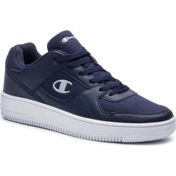 Sneakersy CHAMPION - Rebound Low Canvas S20813-S19-BS501 Nny. Niebieskie sneakersy męskie Champion, na co dzień, bez wzorów, ze skóry ekologicznej, eleganckie, bez zapięcia. W wyprzedaży za 129,00 zł.
