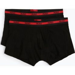 HUGO - Obcisłe bokserki męskie pakowane po 2 szt., czarny. Czarne bokserki męskie HUGO, bez wzorów. Za 139,95 zł.