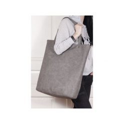 Mega Shopper bag szara torba oversize Vegan. Szare shopper bag damskie Hairoo, w paski. Za 170,00 zł.