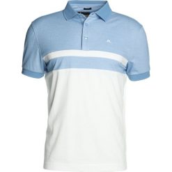 J.LINDEBERG KYE POLY Tshirt z nadrukiem gentle blue melange. Niebieskie koszulki polo męskie marki J.LINDEBERG, s, z nadrukiem, z bawełny. W wyprzedaży za 356,15 zł.