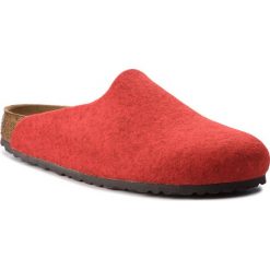 Kapcie BIRKENSTOCK - Amsterdam Bs 1011748 Melange Red. Czerwone klapki damskie marki Birkenstock, bez wzorów, z wełny, bez obcasa. W wyprzedaży za 199,00 zł.