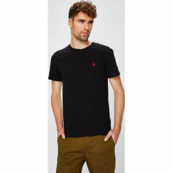 U.S. Polo - T-shirt. Brązowe koszulki polo męskie marki U.S. Polo, l, z bawełny. W wyprzedaży za 139,90 zł.