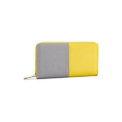 ACCCESSORIES 1W1-012-SS19. Żółte portfele damskie ACCCESSORIES, bez wzorów, ze skóry ekologicznej. Za 39,99 zł.
