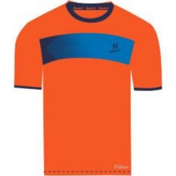 T-shirty męskie: Huari Koszulka męska Hubi T-shirt Red Orange/ Medieval Blue r. L
