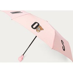 Moschino - Parasol. Różowe parasole MOSCHINO, bez wzorów. W wyprzedaży za 259,90 zł.